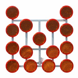 Panou Sageti luminoase LED de semnalizare - dirijare trafic - 15 lampi 200 mm diametru - 2000 candele Panou Sageti luminoase LED de semnalizare - dirijare trafic - 15 lampi 200 mm diametru - 2000 candele
